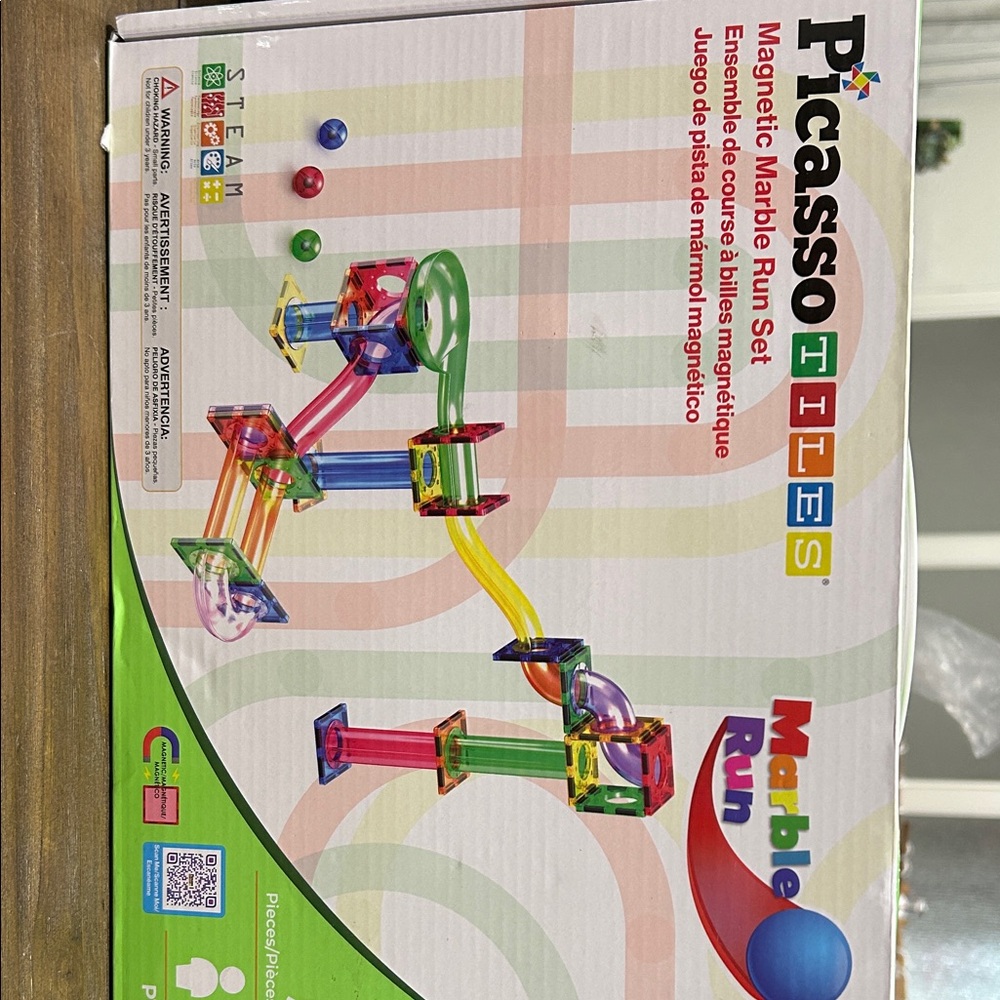 Magnetic Marble Run Set - Multicolor Building Blocks